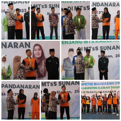 Dasyat, MTsN 5 Sleman Sabet Tujuh Juara Ajang Pekan Kompetisi Madrasah