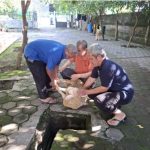 Keseruan Peringatan HAB Kemenag ke-79 di MTsN 5 Sleman Menyembelih 2 Ekor Kambing