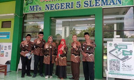 DIKMAD KEMENAG SLEMAN MONEV ASPD MTsN 5 SLEMAN