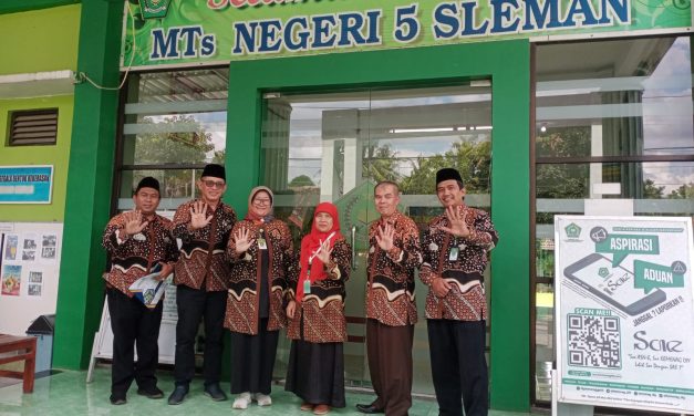 DIKMAD KEMENAG SLEMAN MONEV ASPD MTsN 5 SLEMAN