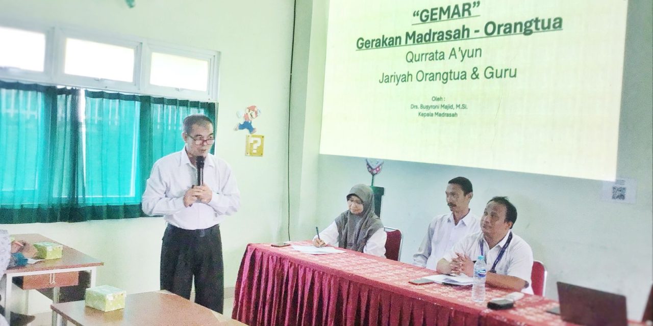 MTsN 5 Sleman Gelar “GEMAR”: Gerakan Madrasah–Orang Tua untuk Kawal Perkembangan Sisw