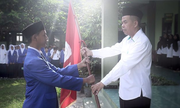 OSIM MTsN 5 Sleman Resmi Dilantik, Siap Jadi Garda Terdepan Siswa
