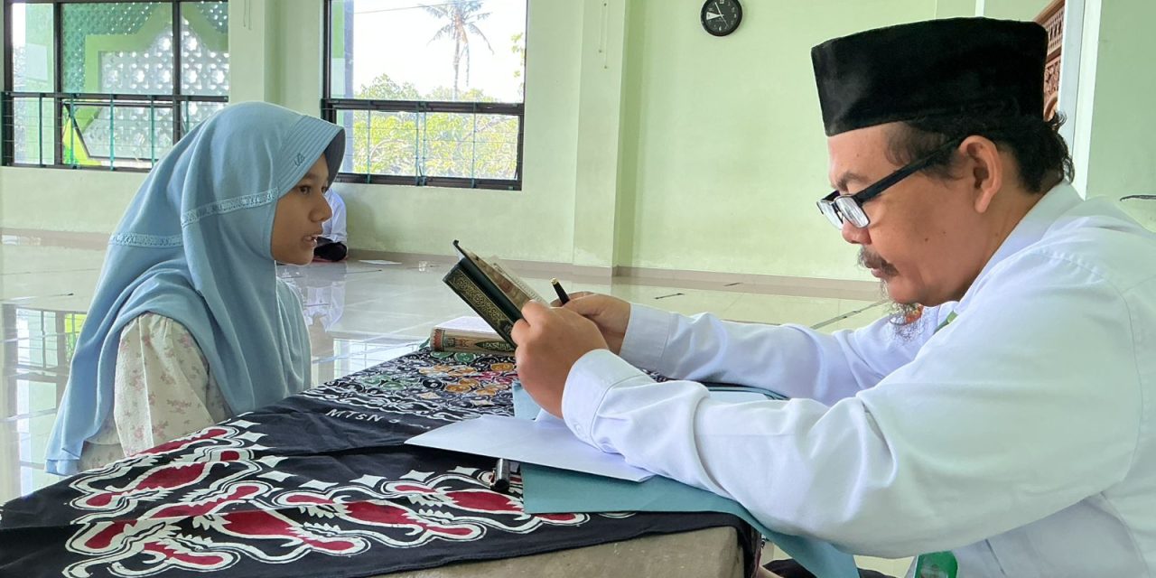 MTsN 5 Sleman Gelar Ujian Tahfiz Jalur JPTT, 60 Calon Siswa Ikuti Tes Hafalan Al-Qur’an