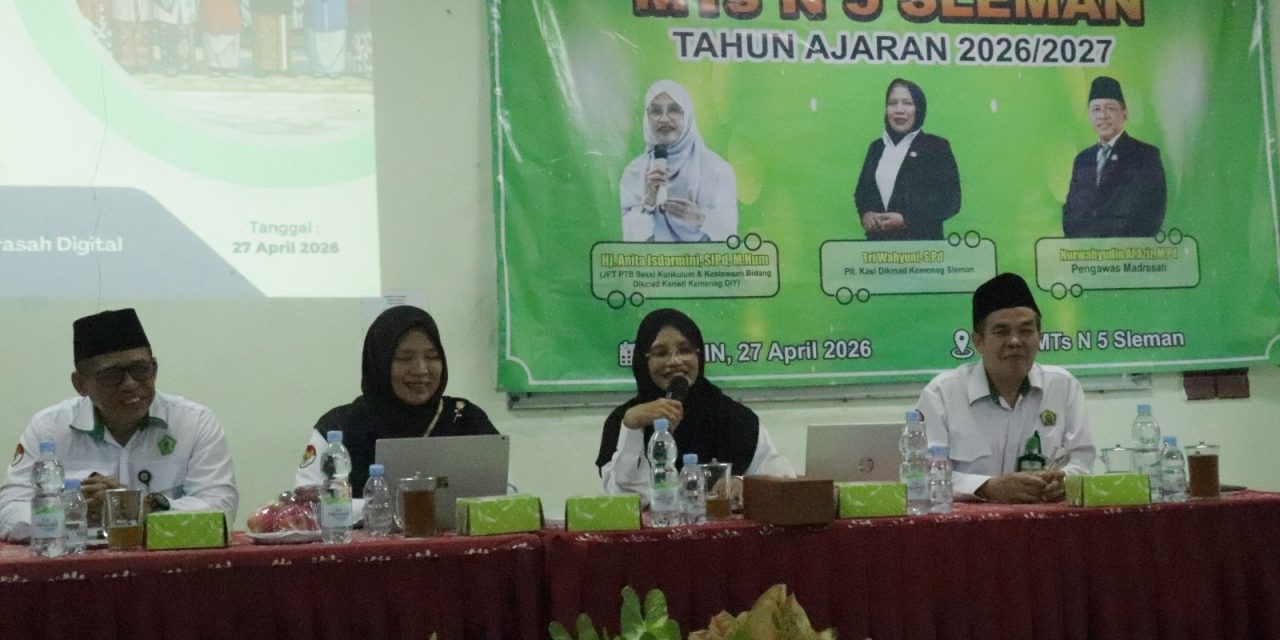 Perkuat Mutu Pendidikan, MTsN 5 Sleman Gelar Review Draf Kurikulum Tahun Ajaran 2026/2027