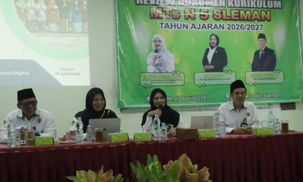 Perkuat Mutu Pendidikan, MTsN 5 Sleman Gelar Review Draf Kurikulum Tahun Ajaran 2026/2027