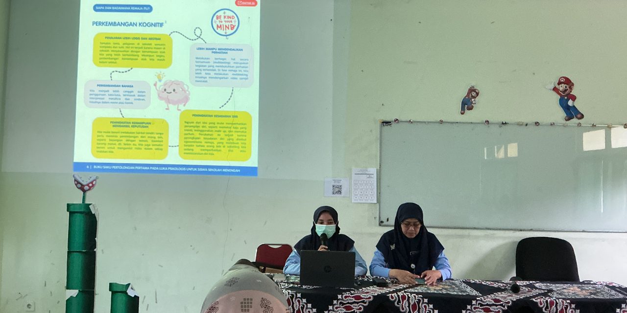 Bahas Kesehatan Mental dan Perkembangan Anak, Puskesmas Godean 1 Perkuat Pendampingan Remaja di MTsN 5 Sleman