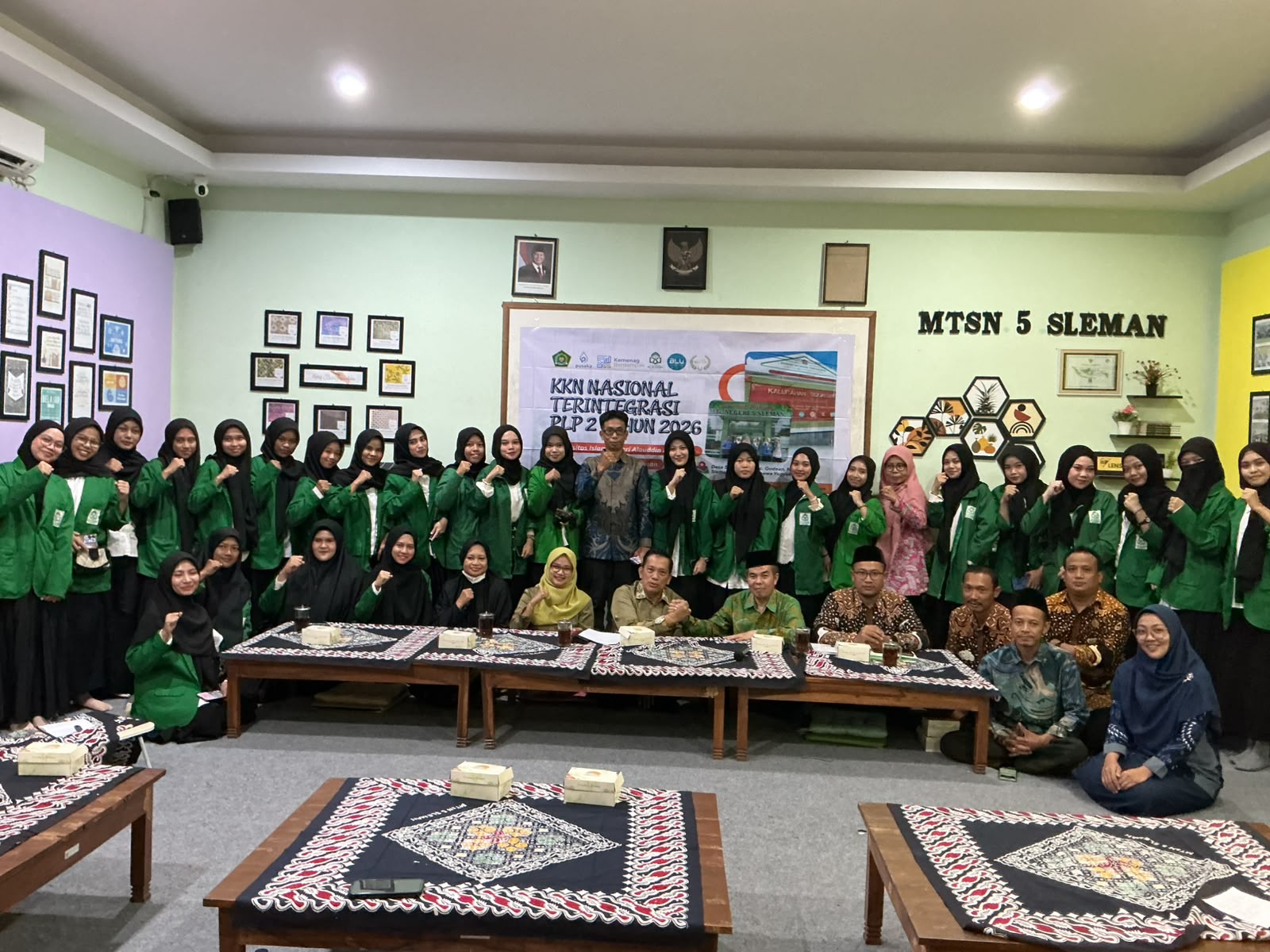 MTsN 5 Sleman Terima 29 Mahasiswa KKN Terintegrasi PLP Nasional UIN Alauddin Makassar