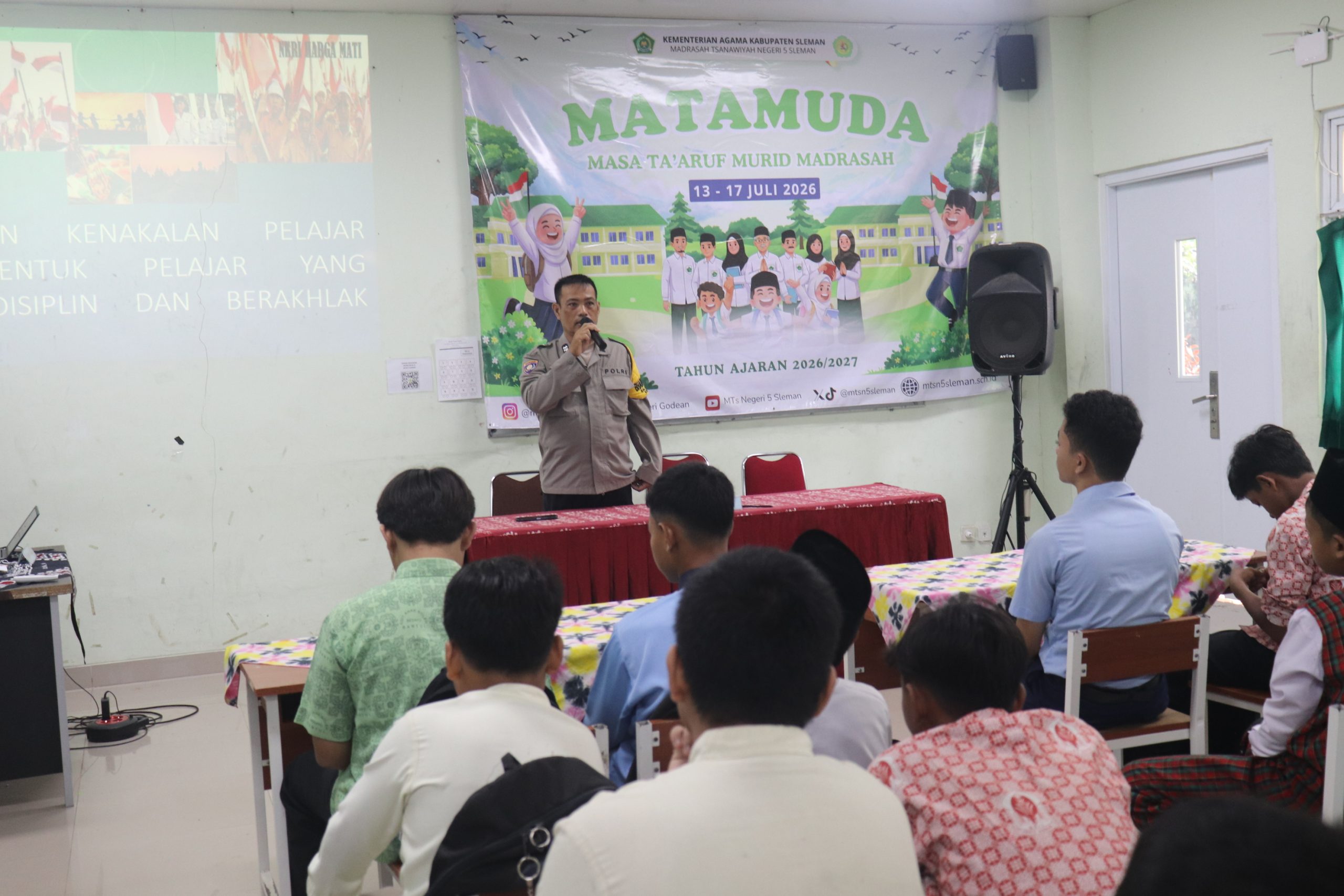 Seru dan Penuh Makna, Hari Kedua MATAMUDA MTsN 5 Sleman Bekali Murid Baru dengan Life Skill