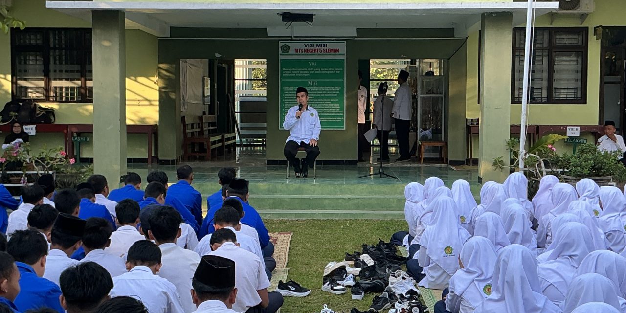 MTsN 5 Sleman Canangkan Tahun Disiplin, Sosialisasikan Disiplin Positif kepada Seluruh Warga Madrasah