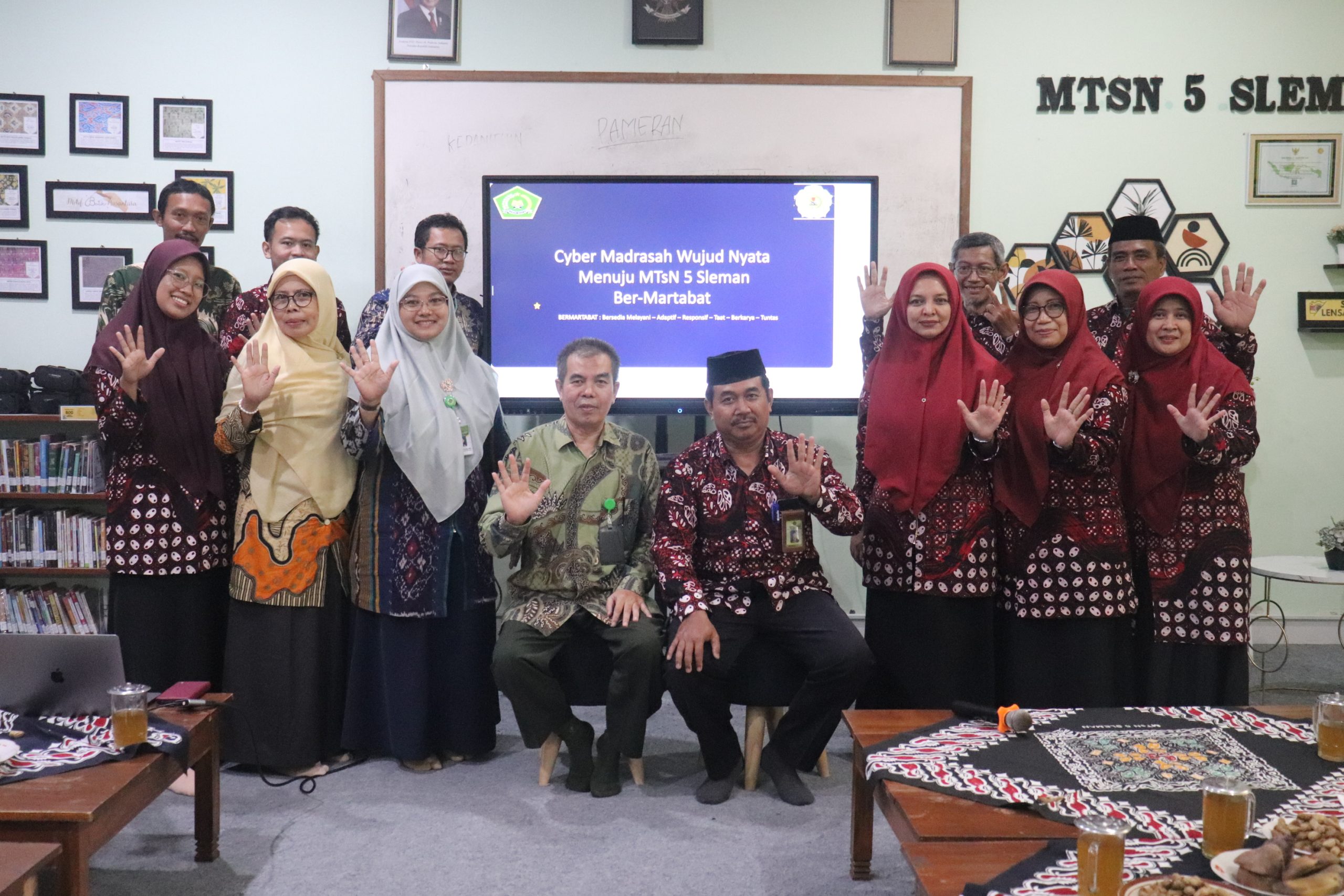 MAN 3 Sleman Ngaji Cyber Madrasah di MTsN 5 Sleman