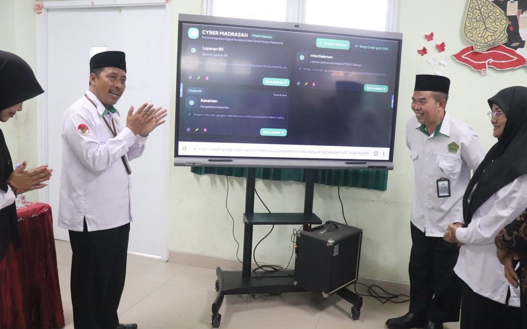 Dari Administrasi hingga Pembelajaran, MTsN 5 Sleman Satukan Layanan dalam Ekosistem Cyber Madrasah