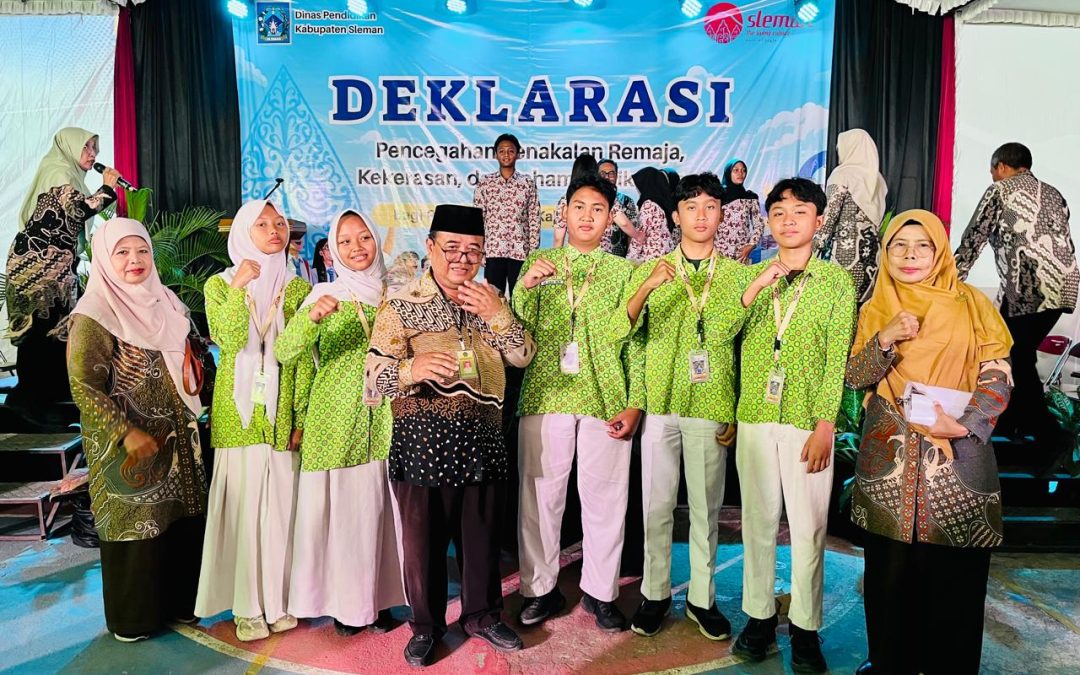 MTsN 5 Sleman Dukung Deklarasi Pencegahan Kenakalan Remaja, Kekerasan, dan Radikalisme